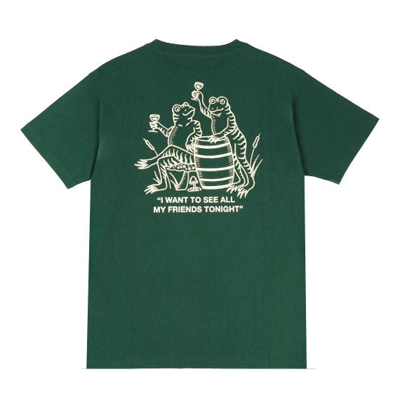 Taikan Friends T-Shirt Forest Green 2 Taikan Friends T-Shirt Forest Green - Image 2