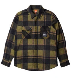 Thirty-Two Men's Rest Stop Button Fleece Shirt Forest 2023