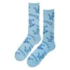 Thrasher Gonz Logo Crew Socks - Light Blue