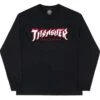 Thrasher Possessed Logo Long Sleeve T-Shirt - Black