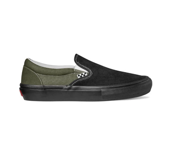 Vans Skate Slip-On - Black/Grape Leaf 1 Vans Skate Slip-On - Black/Grape Leaf