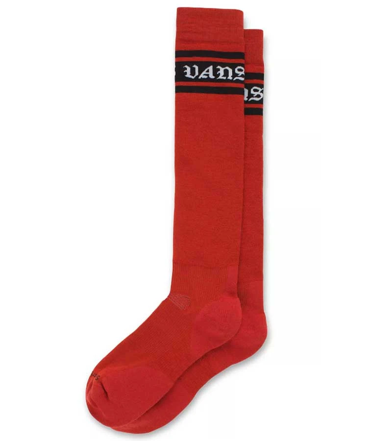Vans Men's PhD Medium Elite Snowboarding Sock - Flame 2022 1 Vans Men's PhD Medium Elite Snowboarding Sock - Flame 2022