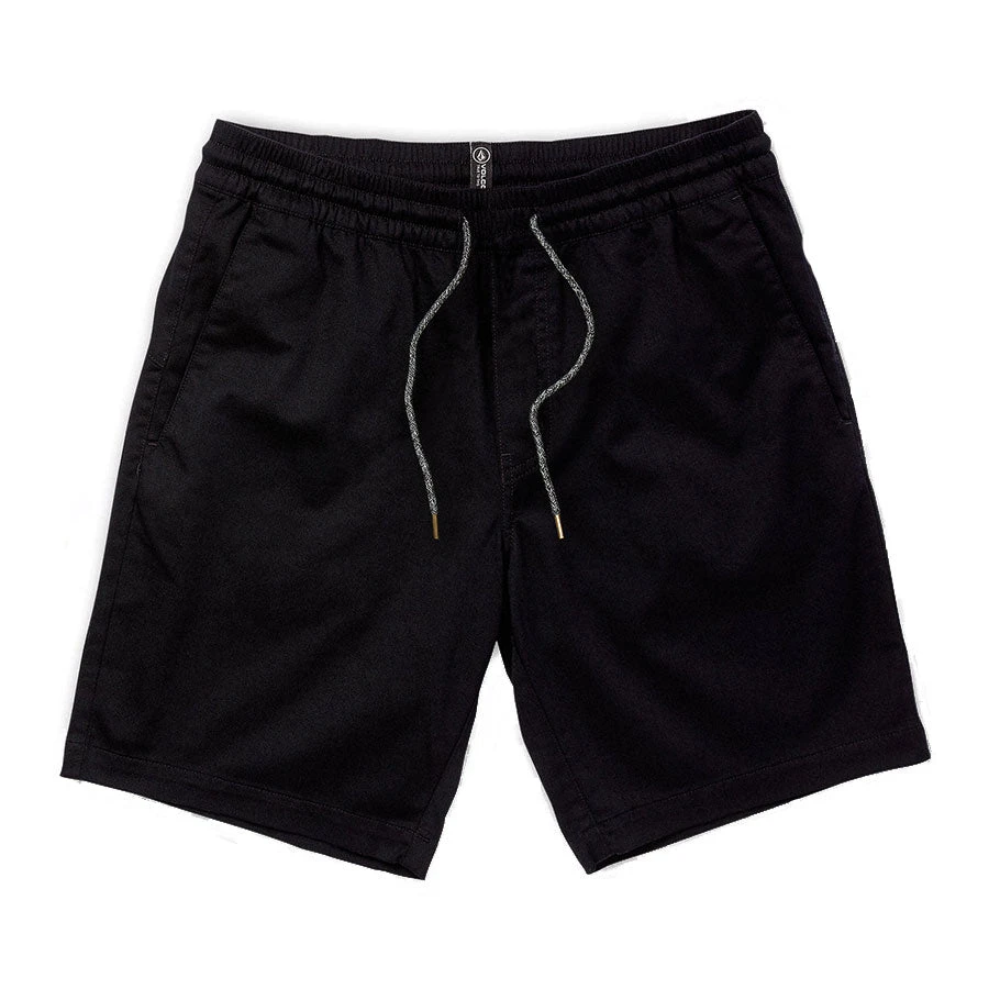 Volcom Frickin Elastic Waist Short - Black 1 Volcom Frickin Elastic Waist Short - Black