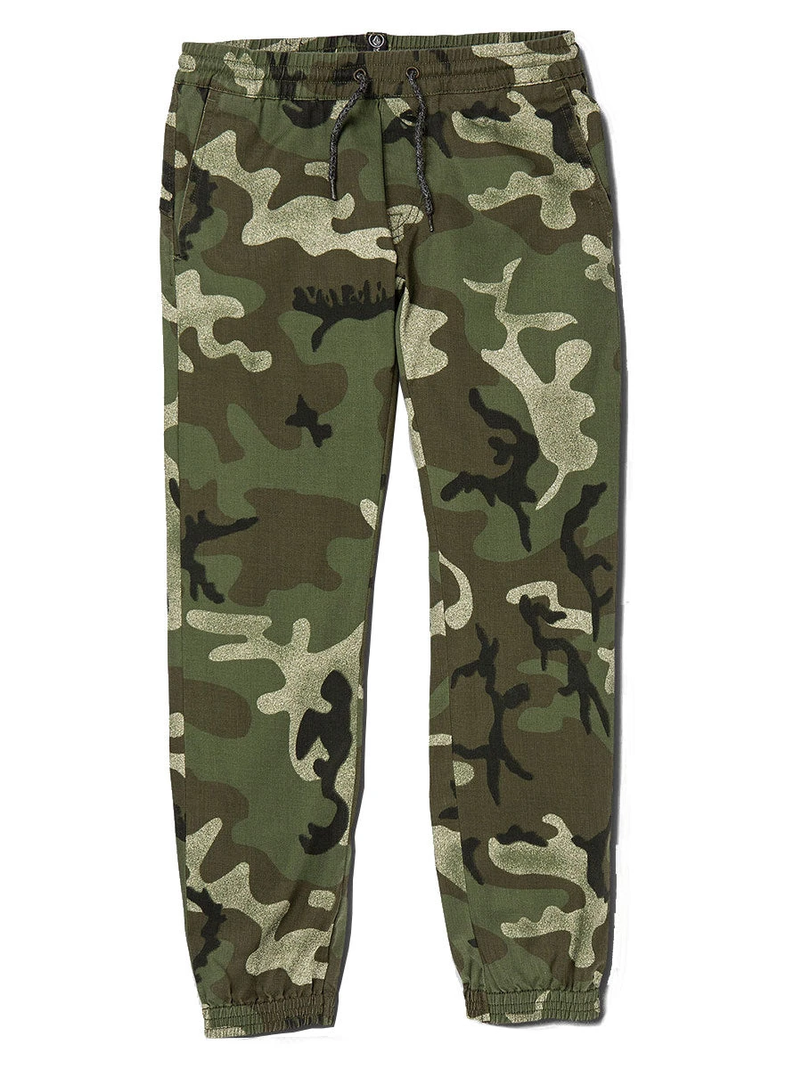 Volcom Men's Frickin Slim Jogger - Army 1 Volcom Men's Frickin Slim Jogger - Army
