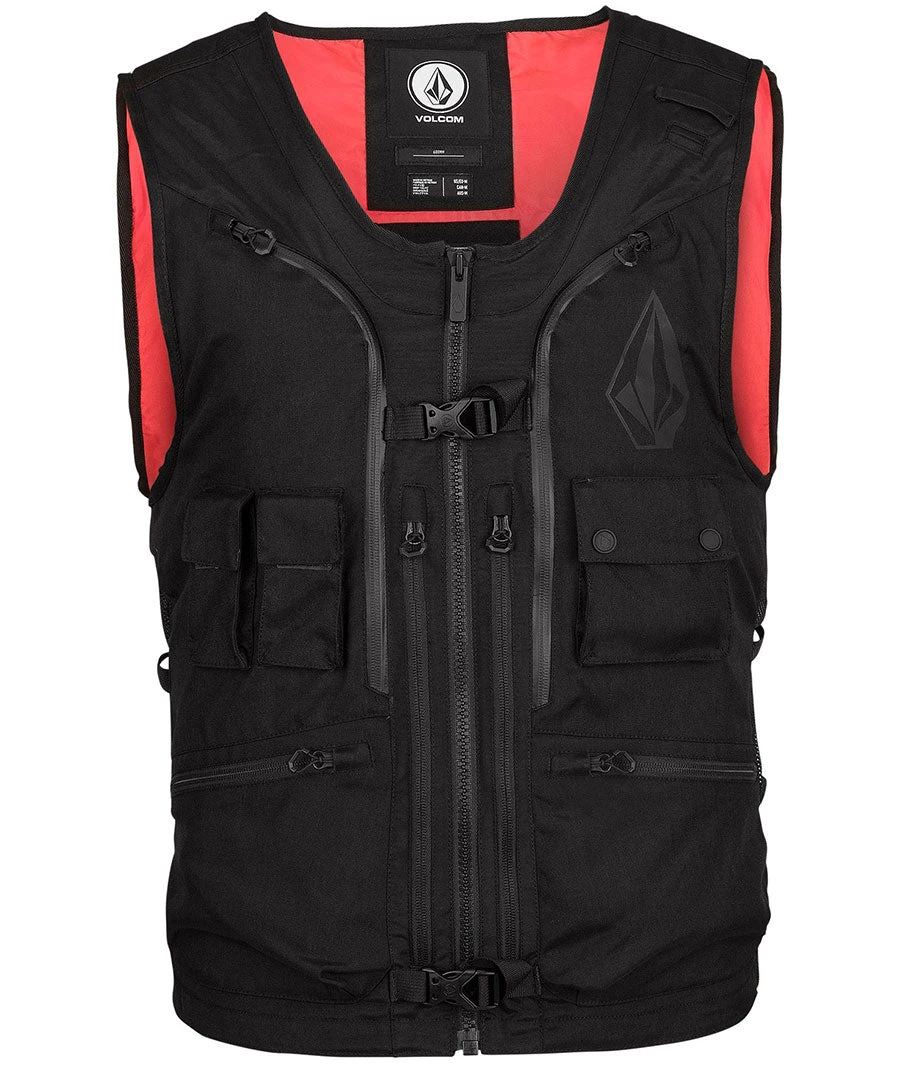 Volcom Men's Iguchi Slack Vest - New Black 2023 1 Volcom Men's Iguchi Slack Vest - New Black 2023