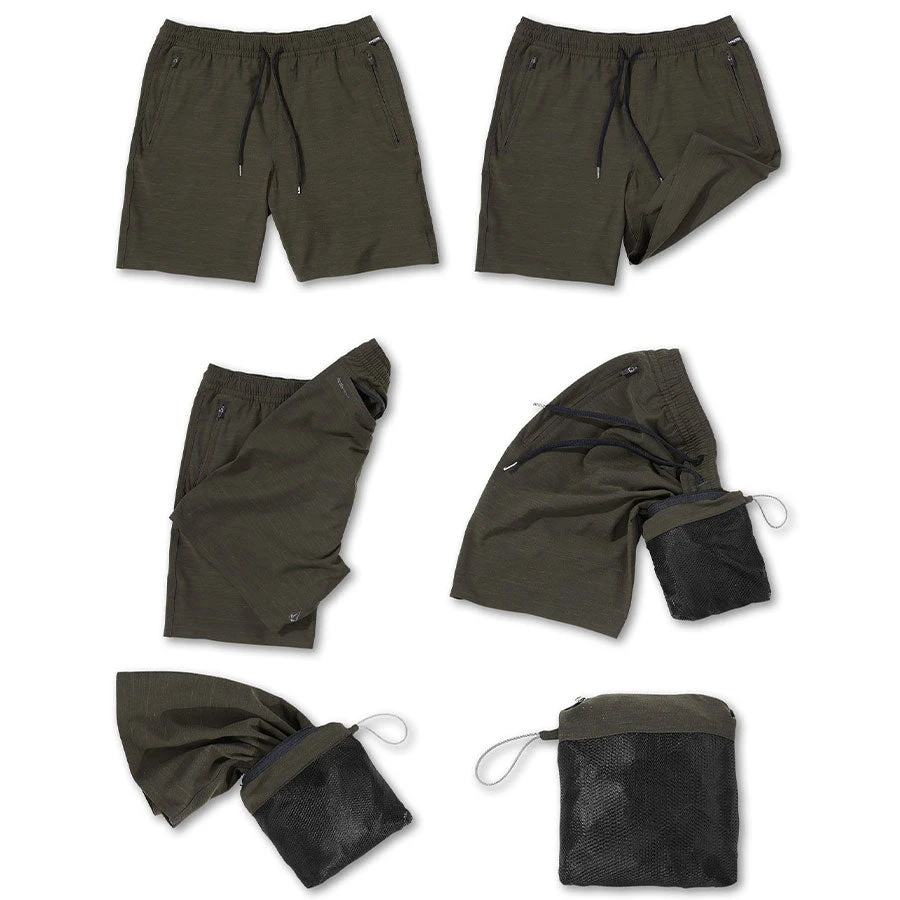 Volcom Wrecpack Hybrid 19 Inch Short - Black 3 Volcom Wrecpack Hybrid 19 Inch Short - Black - Image 3