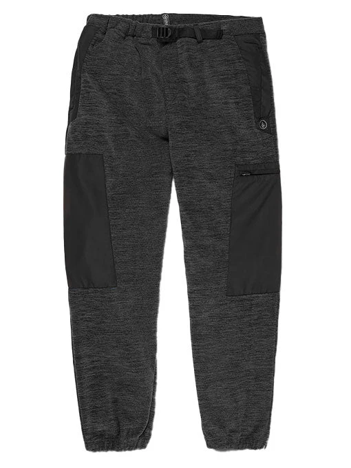Volcom Yzzolater Fleece Cargo Pant Black 1 Volcom Yzzolater Fleece Cargo Pant Black