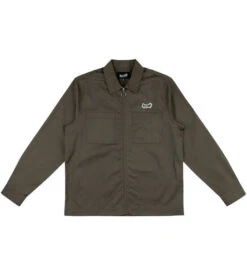Welcome Bapholit Long Sleeve Work Shirt - Grey