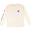 Welcome Hotline 2 Long Sleeve Garment Dyed T-shirt - Bone