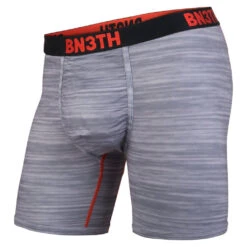 BN3TH Pro Boxer Brief Heather Grey/Red